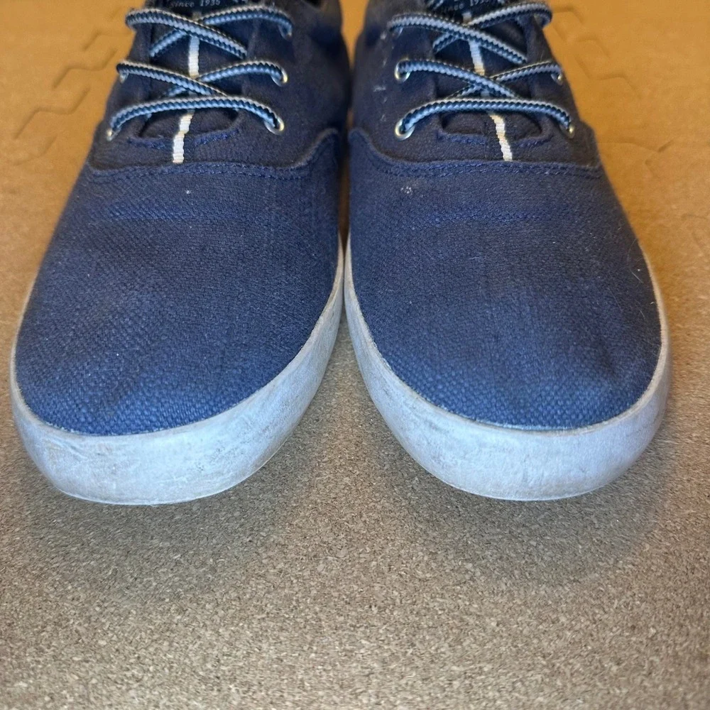 Sperry Top-Sider Striper‎ II CVO Navy Blue Canvas Sneakers Mens 7M STK263483
